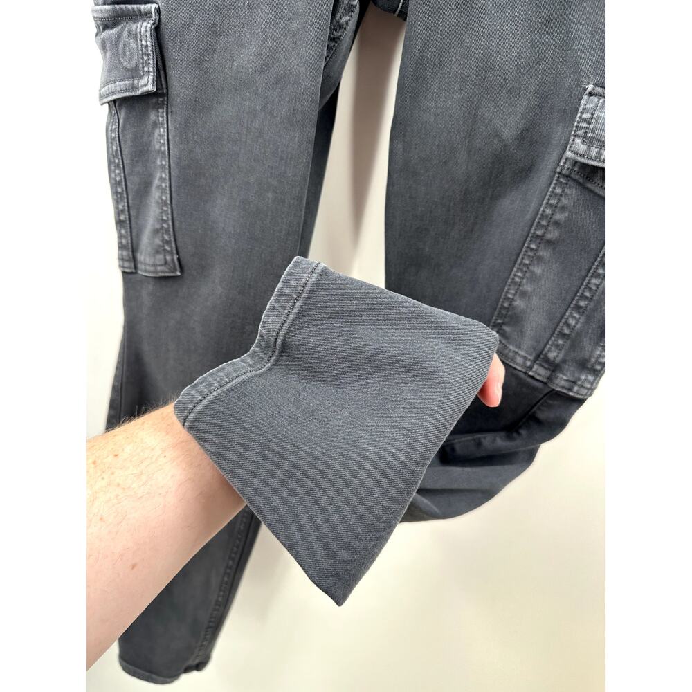 Women's Black Cargo Pants - Picture 5 of 7